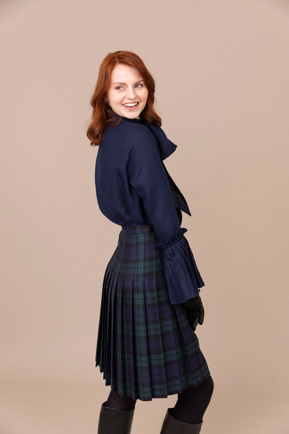 Black Watch 100% Worsted Wool Midi Kilt