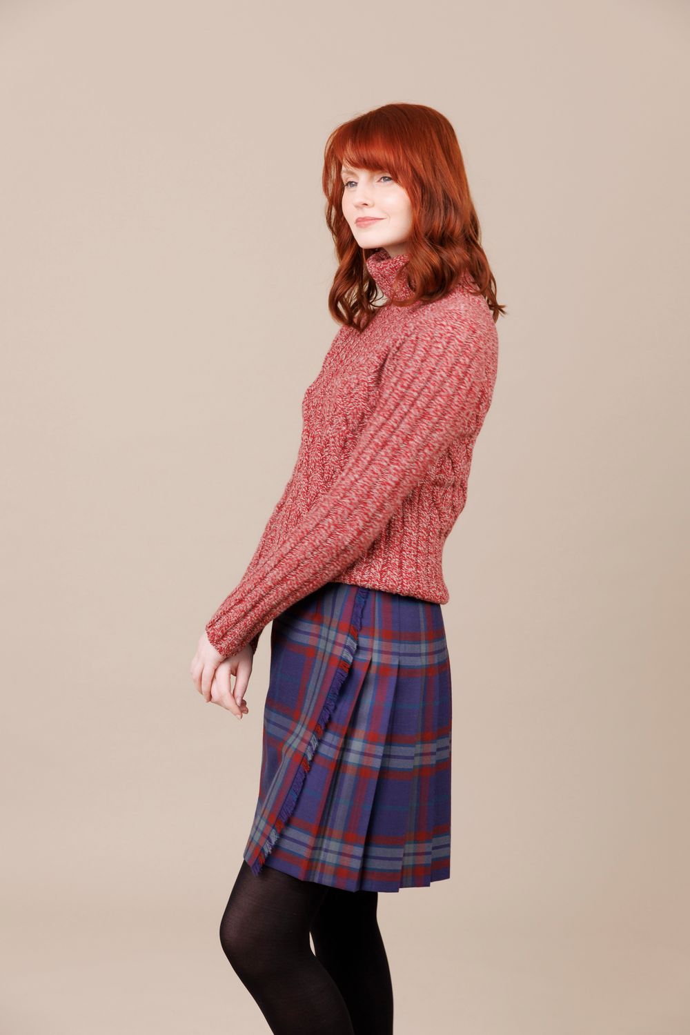 Claragh Loop 100% Worsted Wool Short Kilt