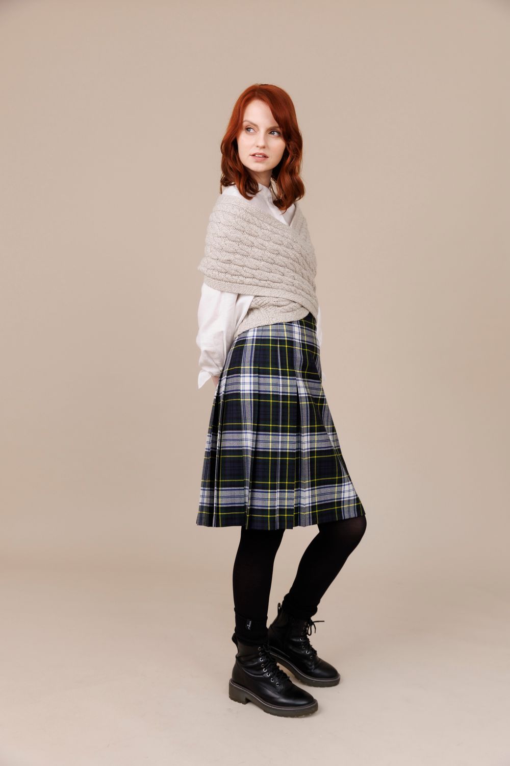 Dress Gordon 100% Worsted Wool Midi Kilt