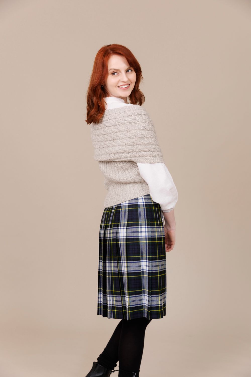 Dress Gordon 100% Worsted Wool Midi Kilt