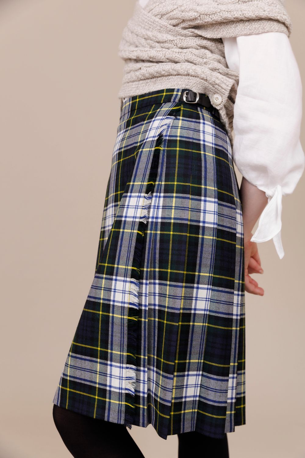 Dress Gordon 100% Worsted Wool Midi Kilt