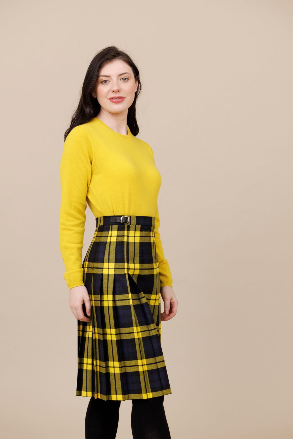 Inishbiggle 100% Worsted Wool Midi Kilt